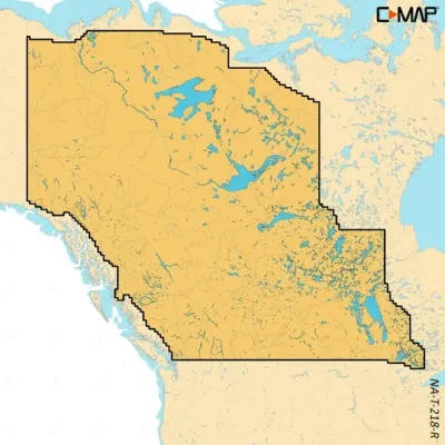 C-MAP M-NA-T-218-R-MS - C-MAP Reveal X Inland Canada Lakes West microSD