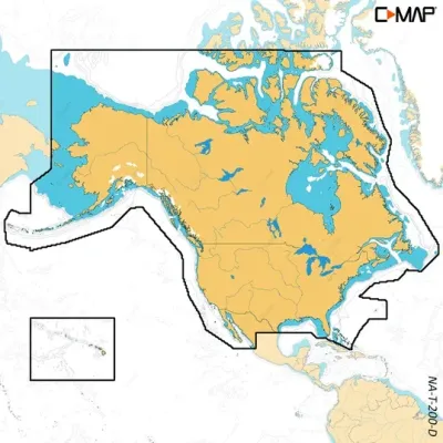 C-MAP M-NA-T-200-D-MS - C-MAP Discover X Coastal North America microSD