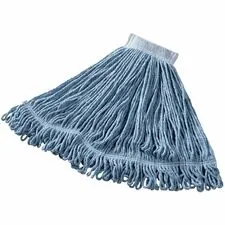 Rubbermaid RCP D253BLUCT - Rubbermaid Commercial 5 Headband Large Blend Mop - Synthetic