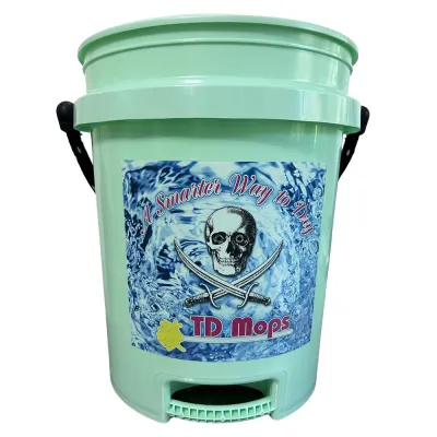 TD Mop GREENGRIP - TD Mop TD Grip Bucket - Teal Green - 5 Gallon