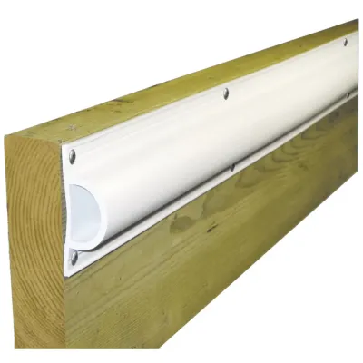 Dock Edge 1190F - Standard D PVC Profile 16ft Roll - White