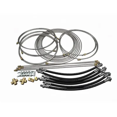 Load Rite 6018.10S - Load Rite Stainless Steel Break Lines Tri Axle Kit