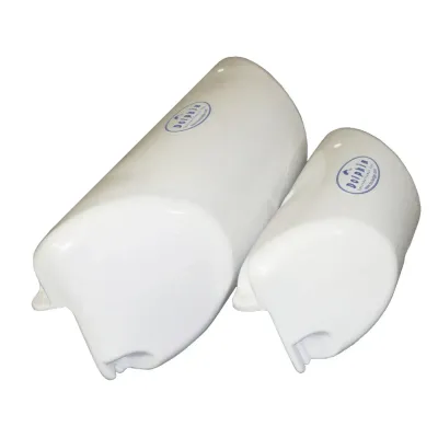 Dock Edge 1062-W-F - Dolphin Dockside Bumper 8.5 x 24 White
