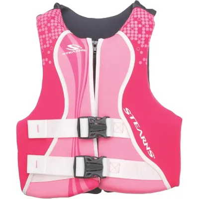 Stearns 2000036923 - Stearns Youth Hydroprene Life Vest - Type III - PinkHot Pink
