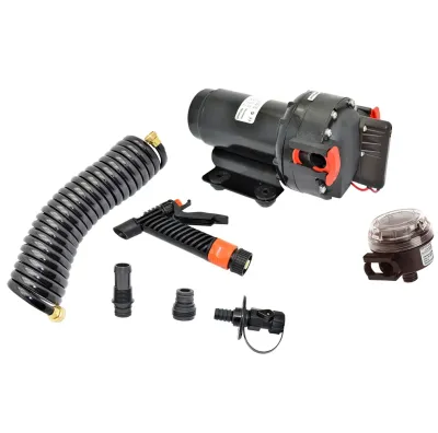 Johnson Pump 64534-24 - Johnson Pump 5.2 GPM Aqua Jet Washdown Pump Kit wHose - 24V