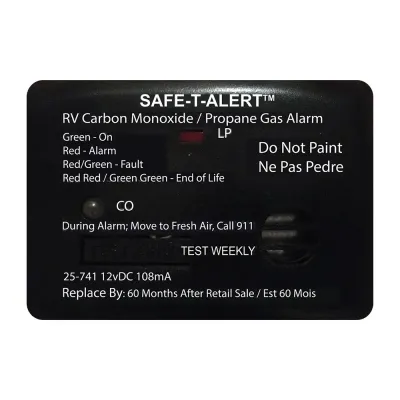 Safe-T-Alert 25-741-BL - Safe-T-Alert 25 Series Surface Mount Dual Carbon MonoxidePro