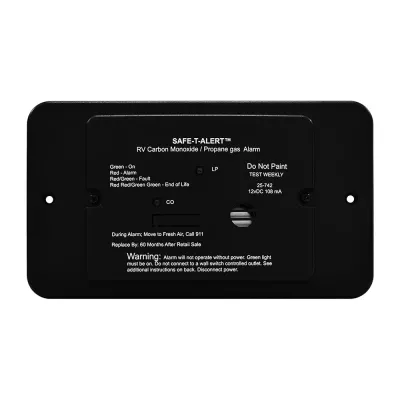 Safe-T-Alert 25-742-TR-BL - Safe-T-Alert 25 Series Flush Mount Dual Carbon MonoxidePropa