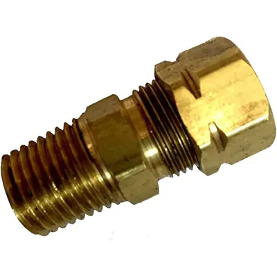 Uflex USA CONNECTOR FITT. - Uflex Straight Helm Fitting 14 NPT fUP Comp Line & Autopilot