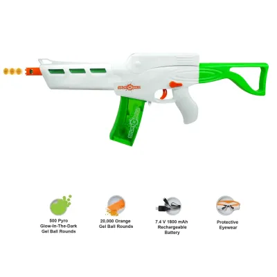 Splatrball 960001 - SplatRBall SRB800 Pyro Glow-in-The-Dark Water Gel Ball Blast