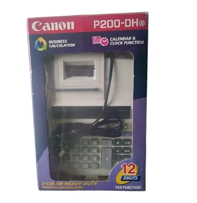 CANON CNM P170DH3 - Canon P170-DH-3 Printing Calculators - Calendar, Clock, Item