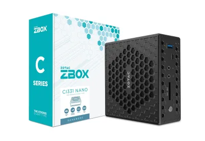 ZOTAC ZBOX-CI331NANO-U - Zotac ZBOX ZBOX-CI331NANO-U Barebone System - Mini PC - Inte