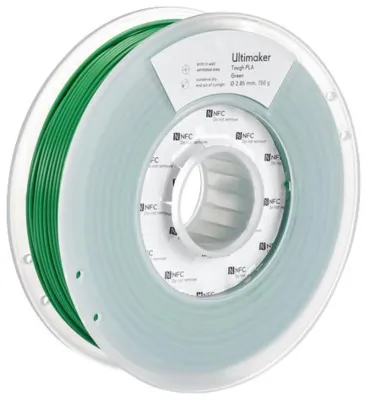 ULTIMAKER 202303 - TOUGH PLA Green 750g Filament for 3D Printing
