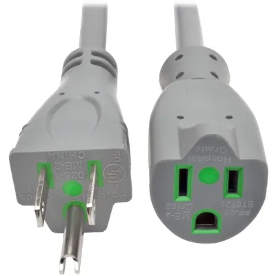 EATON TRIPP LITE SERIES CONNECTIVIT P022-015-GY-HG - 15FT MEDICAL POWER CORD 13A