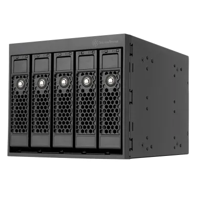 SILVERSTON SST-FS305B-E - SilverStone SST-FS305B-E Three 5.25 device bay to five 3.5 S