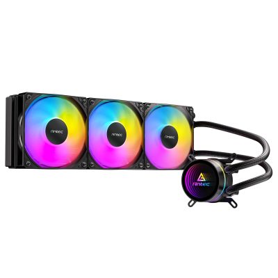 ANTEC LUNA 360 ARGB WHITE - Antec Luna 360 ARGB White AIO Liquid CPU Cooler, 3x120mm PWM