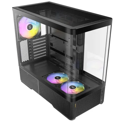 ANTEC C6 CURVE ARGB - Antec C6 Curve ARGB ATX Mid-Tower Case, Panoramic Tempered G