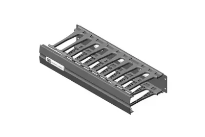 Chatsworth Products 35431-703 - MOTIVEU00AE HORIZONTAL CABLE MANAGER WITH CABLE PASS-THROUGH