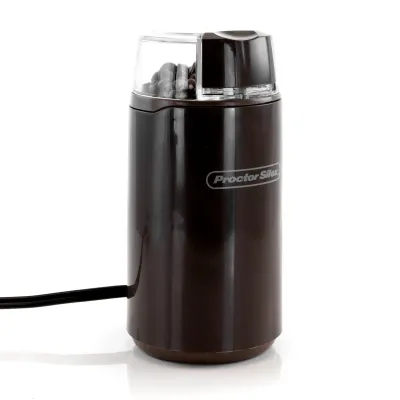 PROCTOR SILEX 80300 - Proctor Silex 4 Ounce Coffee and Spice Grinder in Brown Gray