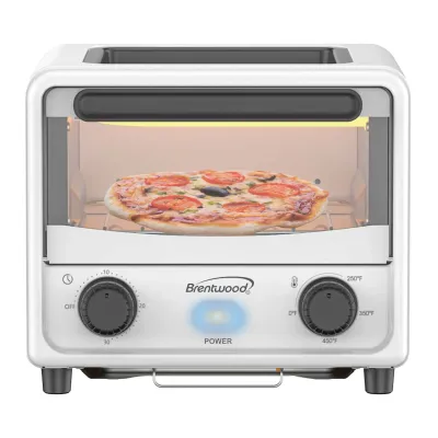 Brentwood TS-3430W - Brentwood 3 Liter Mini Toaster Oven in White