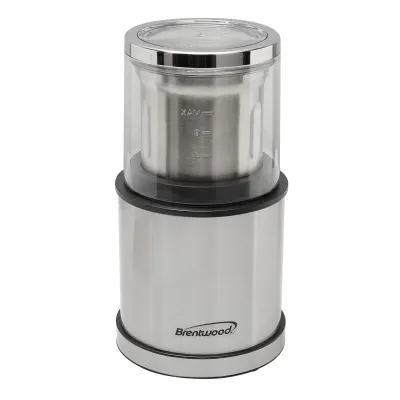 Brentwood CG-162S - Brentwood 75 Gram Electric Wet and Dry Coffee Bean, Herb and