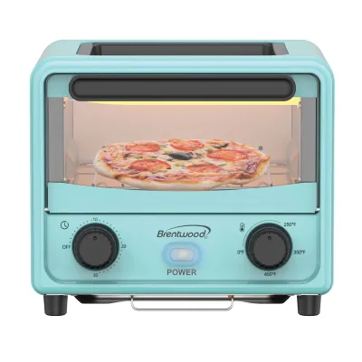 Brentwood TS-3430BL - Brentwood 3 Liter Mini Toaster Oven in Blue