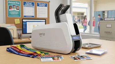 IDP 651398BEZ - IDP SMART-51S ID Card Printer EZLoad Bundle: Includes Printe