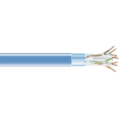 BLACK BOX CORPORATION EVNSL0601A-1000 - 1000FT CAT6 BLUE SHIELDED SOLID BULK CABLE 400MHZ STP 24AWG 