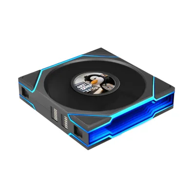 LIANLI 12RTLLCD1F1B - Lian Li UNI FAN TL LCD Flex 120mm Reverse Blade ARGB Fan, Si