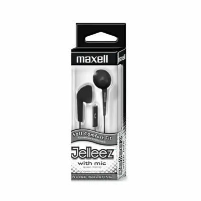 MAXELL 191569 - Maxell Earbuds, 191569, JELM-BK, Jelleez EB Black WMicrophon