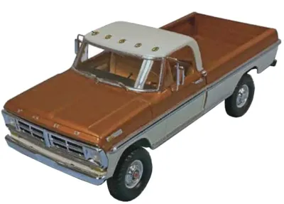 Moebius MOE-2568 - Skill 3 Model Kit 1972 Ford F-250 Ranger XLT Pickup Truck wi