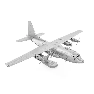 Metal Earth ME1047 - Model Kit Lockheed C-130 Hercules Transport Aircraft United 