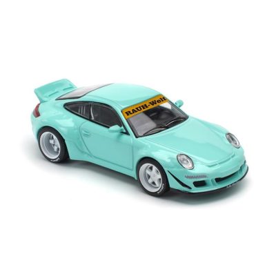 Pop Race PR640237 - 997 RWB Light Blue 164 Diecast Model Car by Pop Race