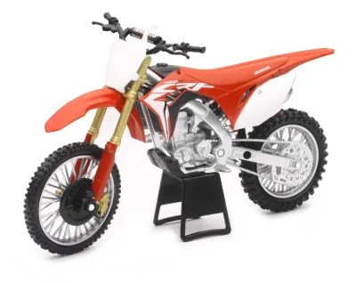 New Ray 49583 - Honda CRF450R Dirt Bike Motorcycle Red and White 16 Diecast 