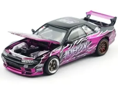 Xcartoys 1087X-02 - Pandem R32 Echo Gao - 1087X Black and Purple 164 Diecast Mod