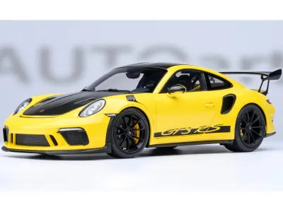 Autoart 78178 - Porsche 911 (991.2) GT3 RS Weissach Racing Yellow with Carbo
