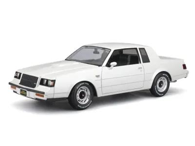 Maisto 31479W - 1987 Buick Grand National White Metallic Special Edition Ser