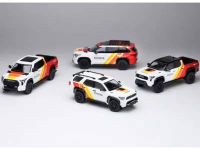 GCD DTG0043-TRD - Toyota TRD PRO 4 Car Set Limited Edition to 500 pieces World