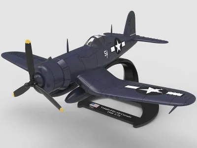 Luppa LCM007 - Vought F4U-1D Corsair Fighter Aircraft Robert Wade VMF-323 D