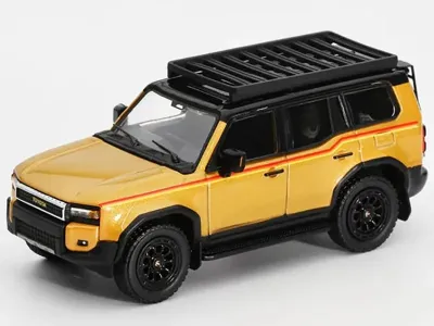GCD KS-075-580 - 2024 Toyota Land Cruiser Prado Gold Metallic with Red Stripe