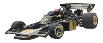Autoart 87328 - Lotus 72E 1973 Emerson Fittipaldi 1 with Driver Figure in Co