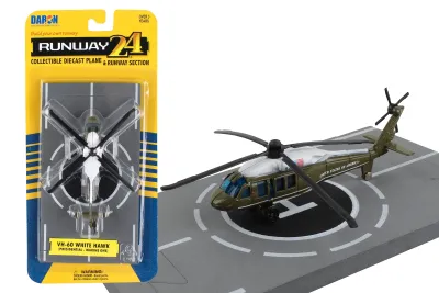 Runway24 RW235 - Sikorsky VH-60 White Hawk Helicopter Olive Drab with White T