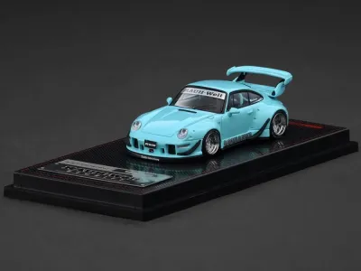 Ignition Model IG3872 - RWB 993 Lomianki Blue Green 164 Diecast Model Car by Ignitio