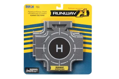 Runway24 RW900 - Runway Intersections 2 Piece Set for Diecast Models by Runwa