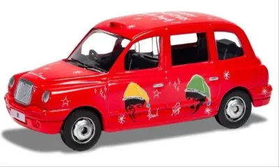 Corgi CC85933 - The Beatles London Taxi RHD (Right Hand Drive) Christmas Tax