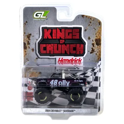 Greenlight 49180C - 1986 Chevrolet S10 Monster Truck 24 Raptor Black and Green w
