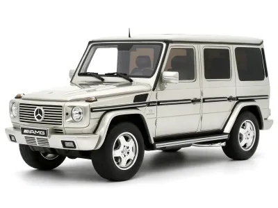 Otto Mobile OT1126 - 2003 Mercedes-Benz G-Class 55 AMG Iridium Silver Metallic Li