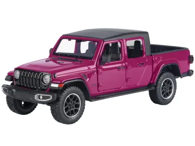 Motormax 79366pur - 2021 Jeep Gladiator Overland Pickup Truck Purple with Matt B