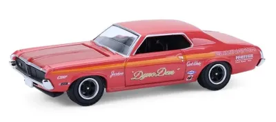Greenlight 13370A - 1969 Mercury Cougar Eliminator Dyno Don Red with Orange Stri