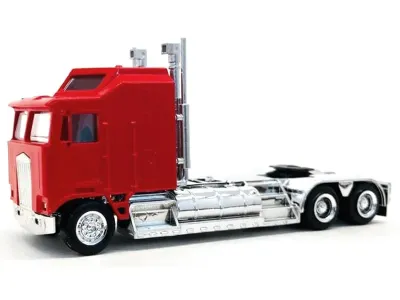 Promotex 035264R - Kenworth K100 with 5-Bar Grill and XXL Chassis Red 187 (HO) 