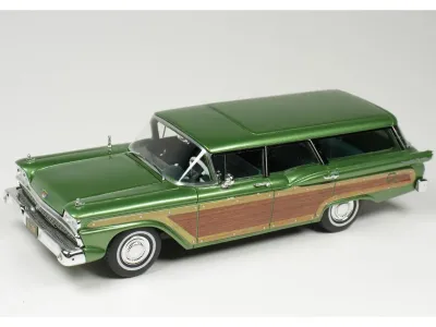 Goldvarg Collection GC-091A - 1959 Ford Country Squire Sherwood Green Metallic with Woodgr